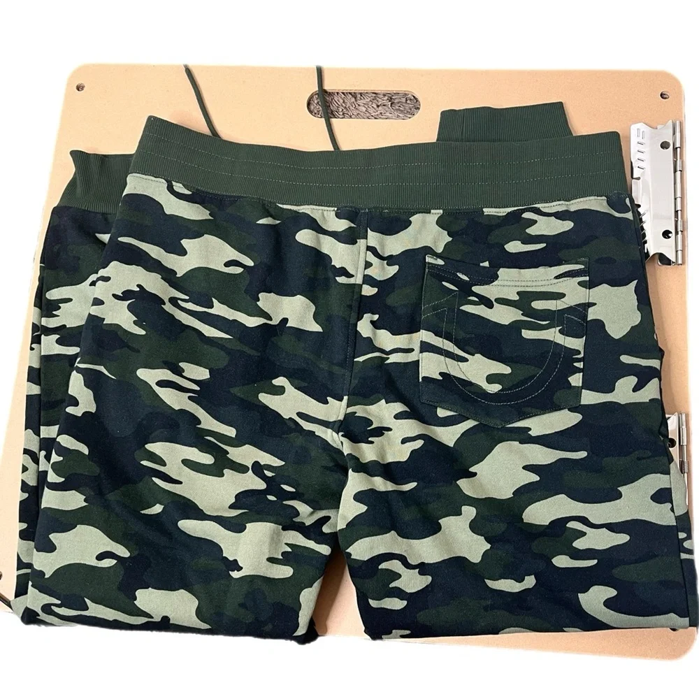 Camo True Religion Men’s Joggers - Picture 2 of 4